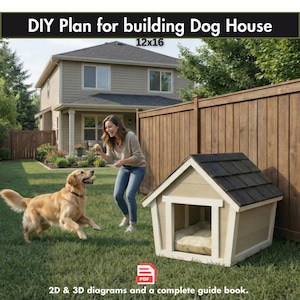 Crooked Doghouse Plans – DIY Woodworking Project (PDF Download)