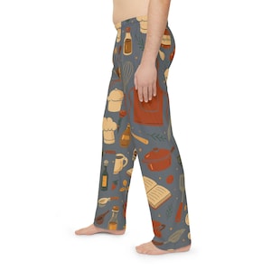 Men's Kitchen Tools Pattern Pajama Pants | Cooking Chef Print