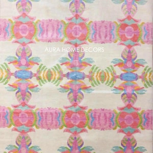 Hand Knotted Rug Made in Rural India New Zealand Wool For Bedroom Office Home Decor Designer Inspiration Pottery barn Rug 8x10 9x12