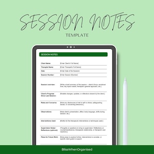 Session notes