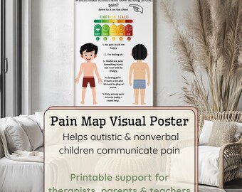 What Hurts? | Child Pain Chart | Visual Aid | Non Verbal | Toddler ...