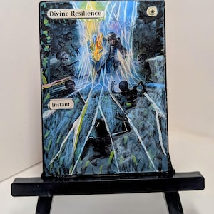 Altered Magic The Gathering collectable hand painted affordable trading card. MTG altered art instant.