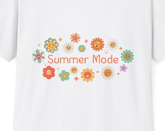 Summer Mode T-Shirt: Unisex Softstyle Ring-Spun Cotton Tee
