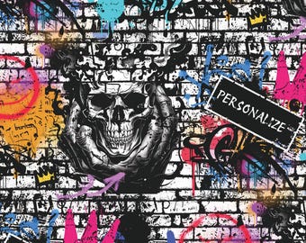 Custom Graffiti Desk Mat: Personalized Street Art Office Decor