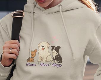 Custom Pet Lover Hoodie: Unisex Cotton-Poly Blend Sweatshirt