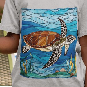 Kids Sea Turtle Tee: Ethically Sourced US Cotton, Ages 3-12