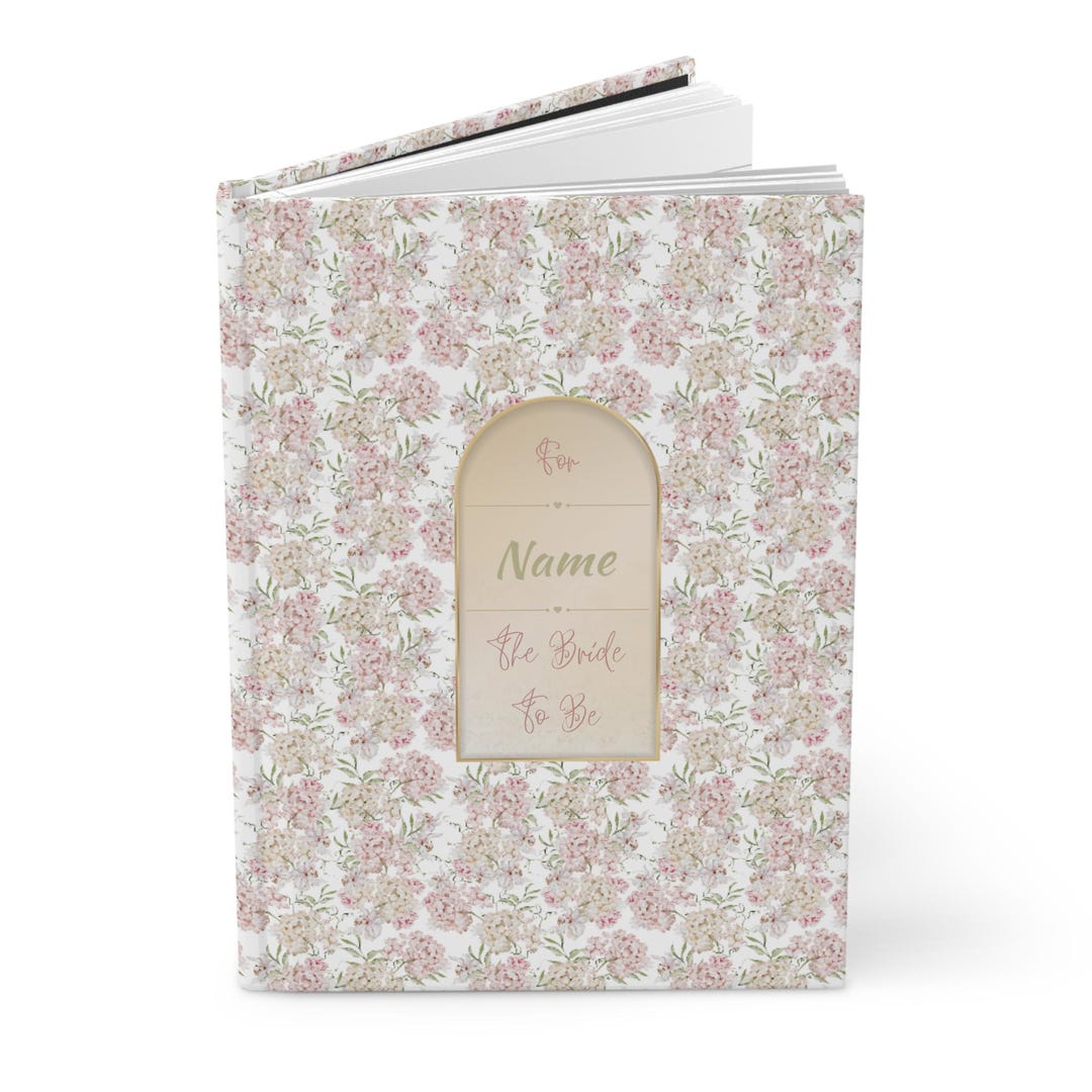 Personalized Floral Bridal Journal, Bride to Be Keepsake Notebook - Etsy