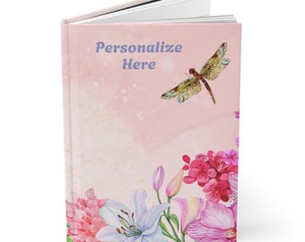 Personalized Floral Hardcover Journal – Artistic Writing Diary