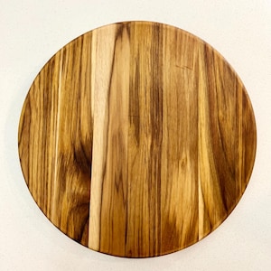 Handmade Hardwood Charcuterie Board: Rustic Kitchen Serving Platter (15 inch)