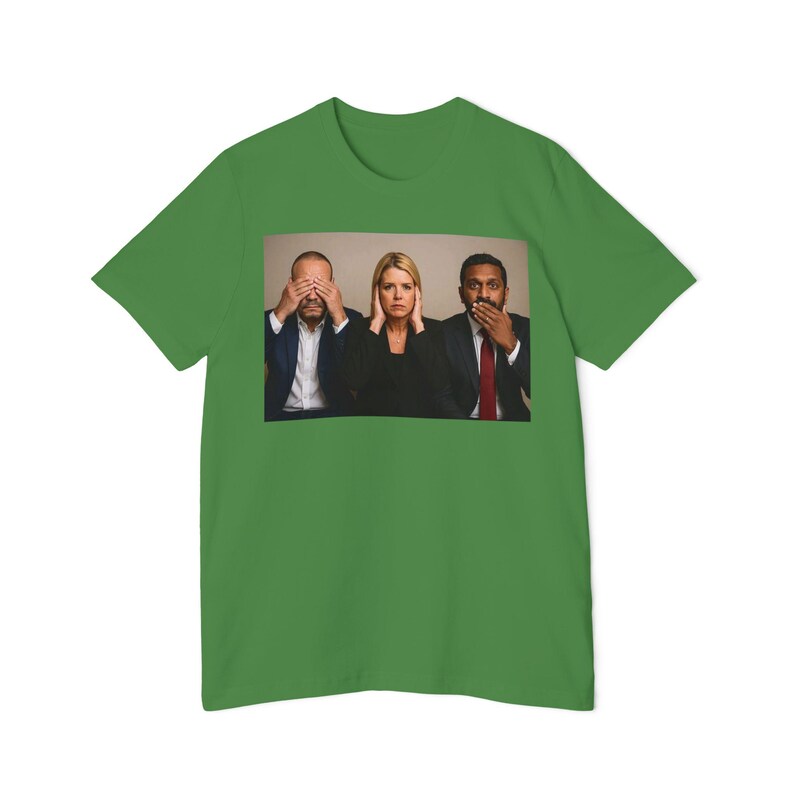 Epstein Files Political T-Shirt: Dan Bongino, Bondi, Patel - USA Made image 8