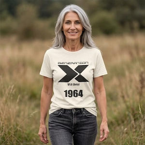 ジェネレーションX 1964 ベータ版Tシャツ - テスト版 ベストバージョン バックデザイン | ジェネレーションX 1964 Tシャツ | テスト版 ベストバージョン