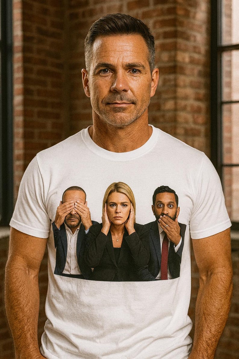 Epstein Files Political T-Shirt: Dan Bongino, Bondi, Patel - USA Made image 2