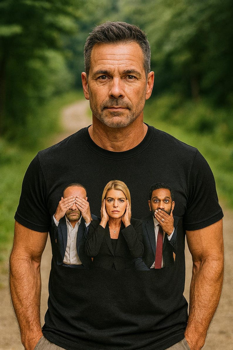 Epstein Files Political T-Shirt: Dan Bongino, Bondi, Patel - USA Made image 1