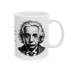 Inspirational Quote (1) by The Theoretical Physicist, Ceramic Mug, Science, Coffee Cup - Gift for Science Lovers, Physics Students, STEM