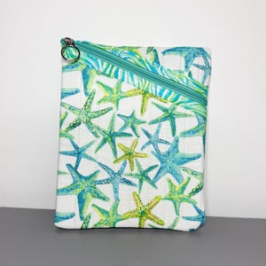Kindle/Tablet/Book Sleeve,  Zipper Pouch Size Medium, Hemingway Pouch