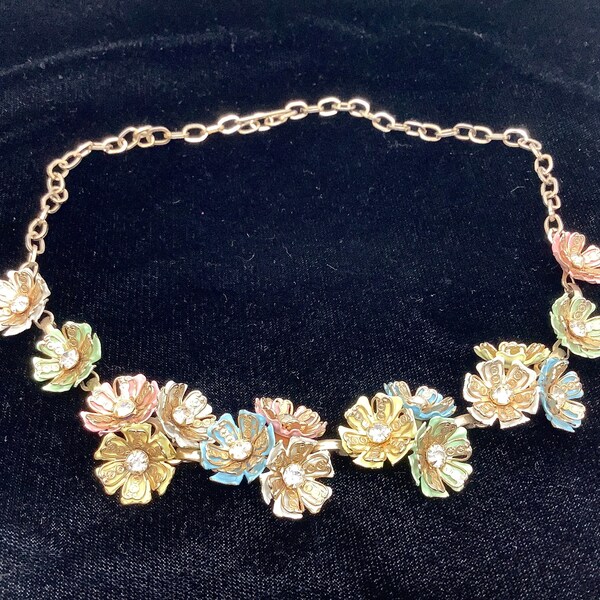 1950s Pastel Necklace Etsy