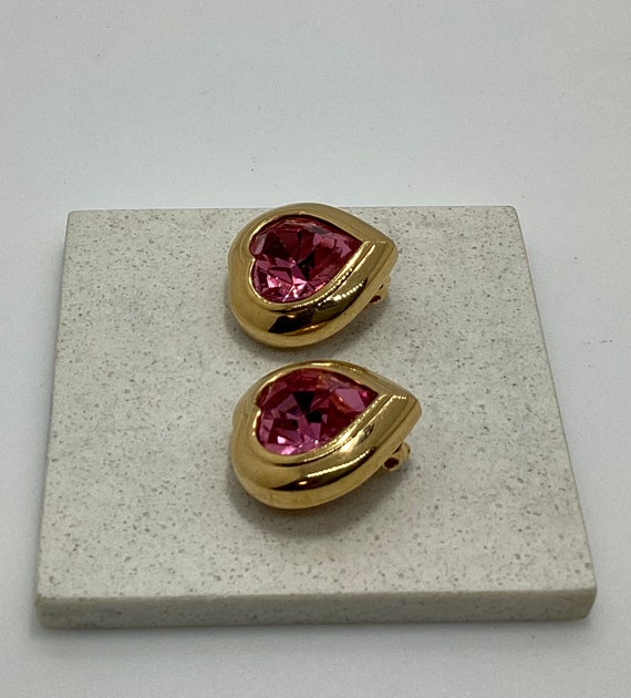 Swarovski Gold Crystal Earrings - U-pick - Red Oc… - image 7