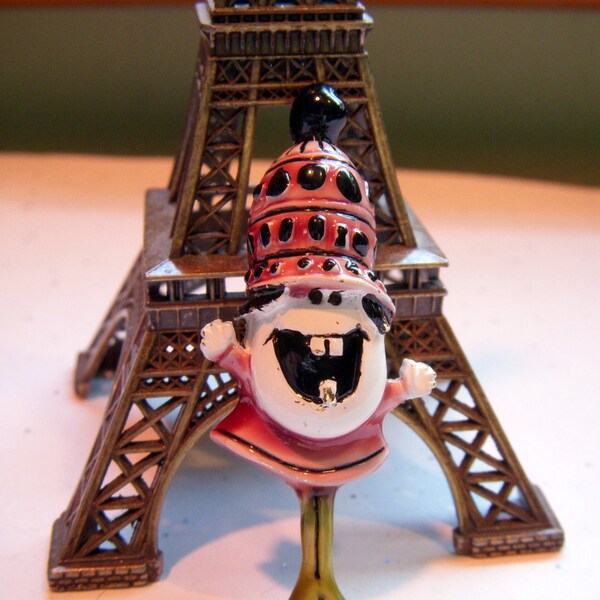 HAR 1950s 'Little People' Brooch - Wild and Crazy Guy