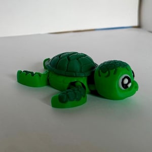 3d printed articulated turtle