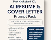 AI Job Application Kit – Resume, Cover Letter, & LinkedIn Prompts for Job Seekers