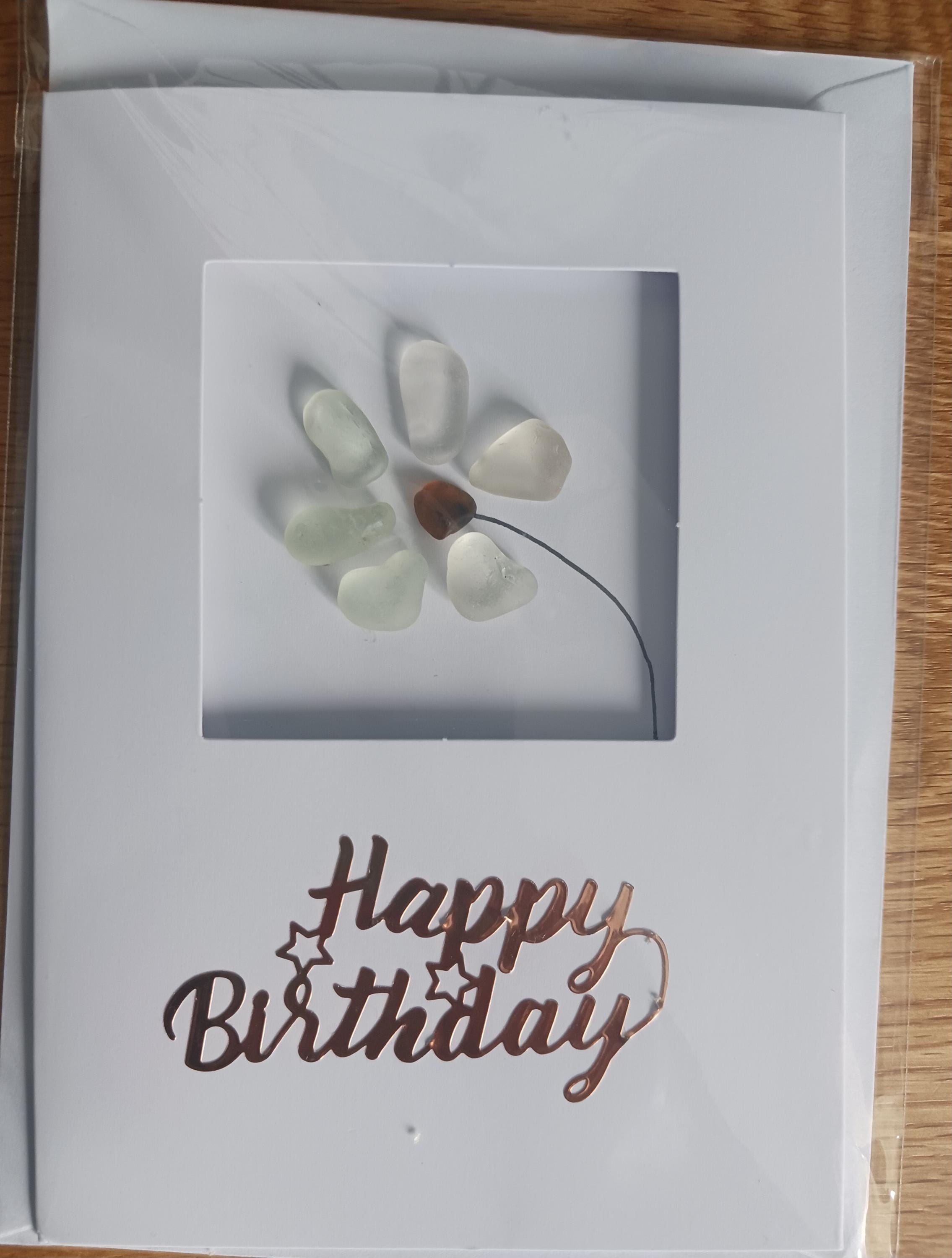 Happy Birthday Sea Glass - Etsy