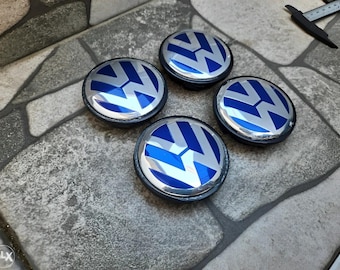 VW Set van 4 Volkswagen-naafdopbadges