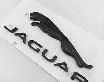 Jaguar Trunk Logo Badge 19x4cm – Sleek Rear Emblem