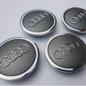 4er Set Audi Nabenkappen | Emblem Logo Badge für A3 A4 A6 A8 TT