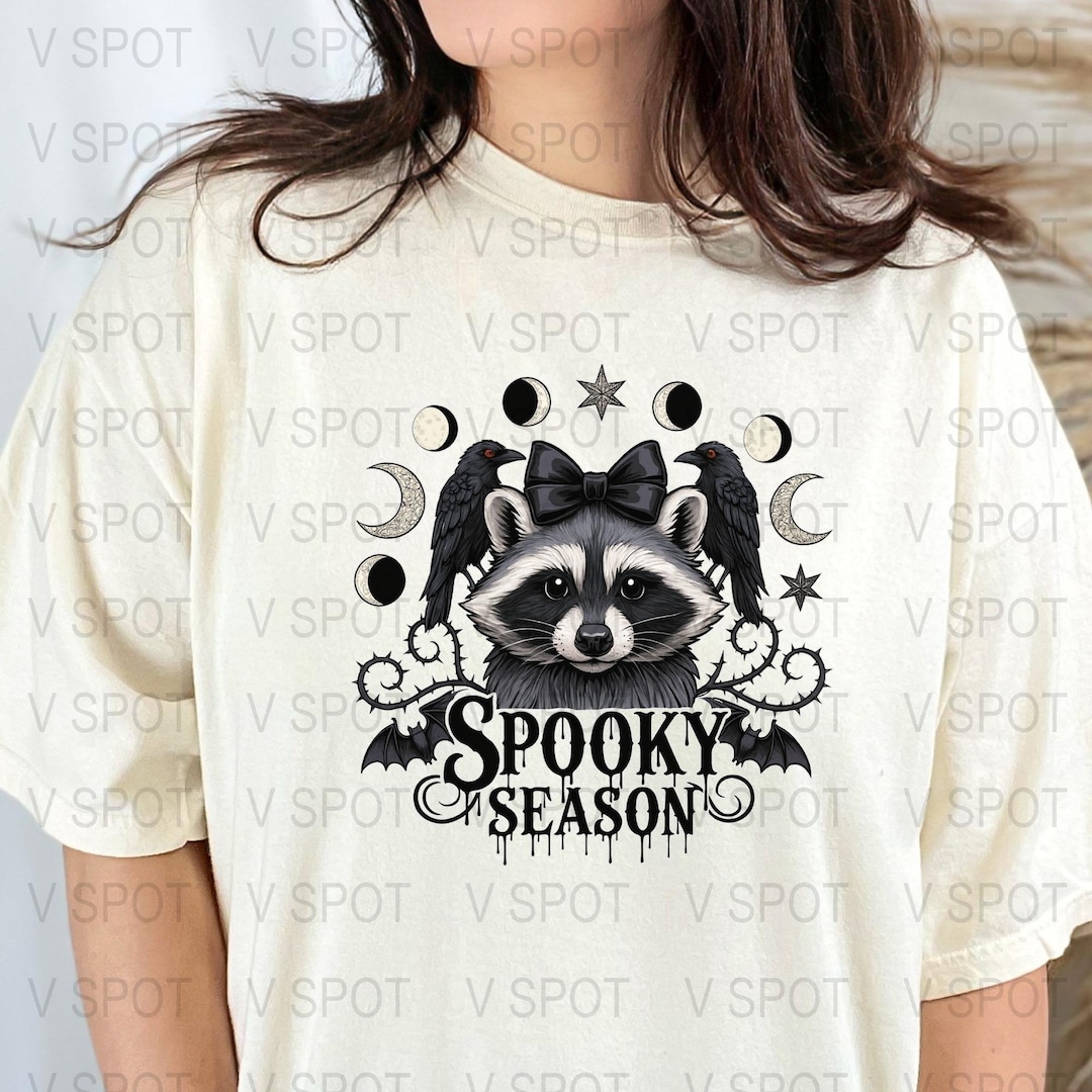 Spooky Raccoon Halloween PNG: 4K Digital Art Clipart (digital Download ...