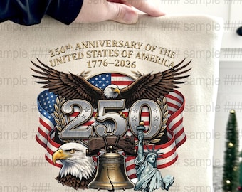 250-årsjubileum USA PNG, patriotisk örn, Frihetsklocka (digital nedladdning)