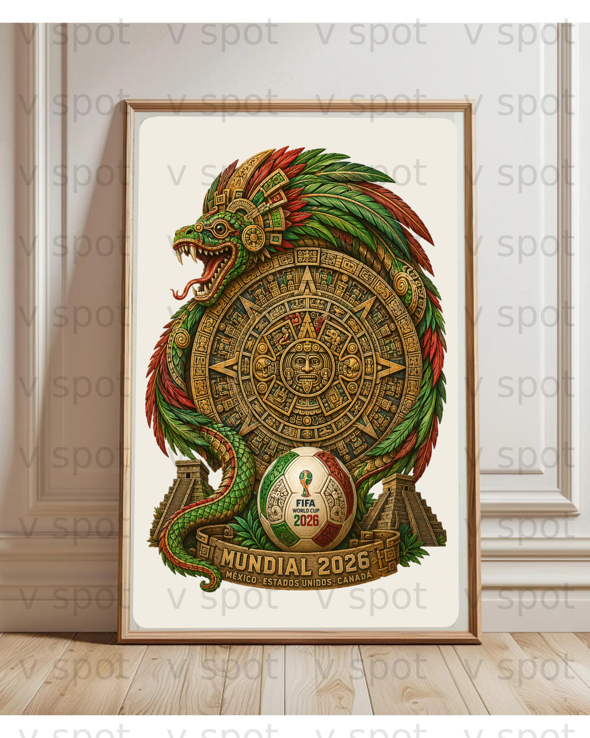 fifa-world-cup-2026-quetzalcoatl-aztec-art-print-digital-download-etsy