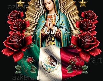 virgen de guadalupe -png digital file-sublimation dtf.instant downloads-4k image