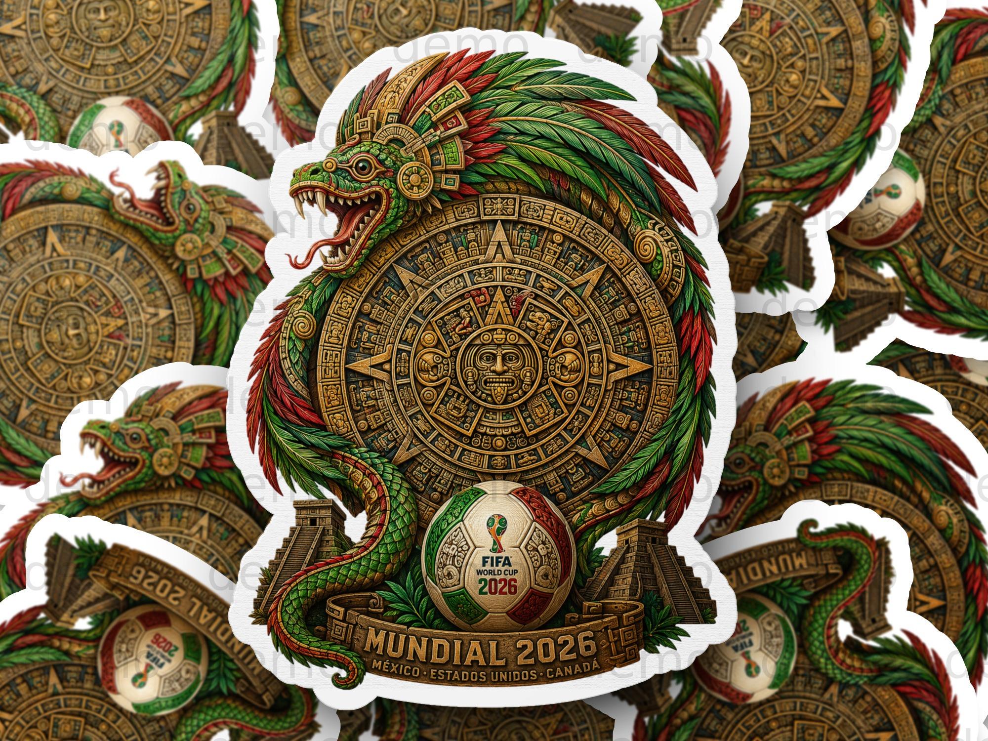 fifa-world-cup-2026-art-print-aztec-quetzalcoatl-soccer-design-png