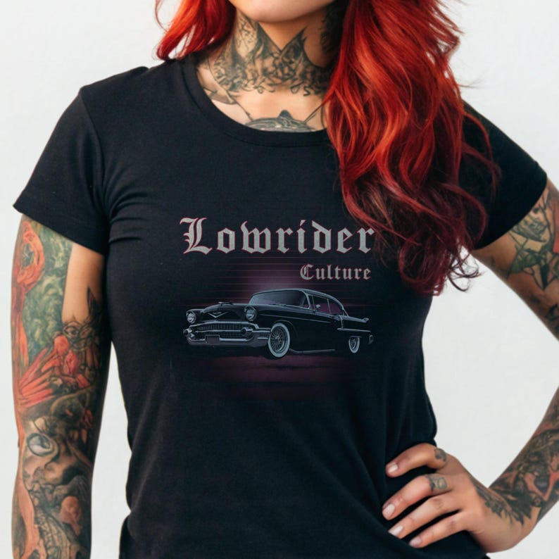 Low Rider Apparel Lowrider Culture Digital, Black Garments, 1957 Chevy Bel Air, Car ...