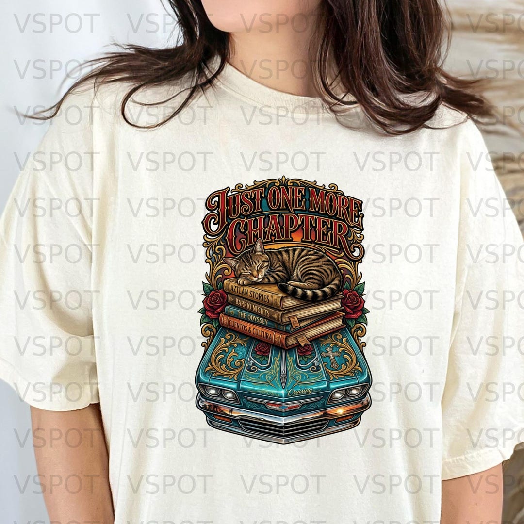 Chicano Lowrider Cat Art, Sleeping Tabby Reader PNG (digital Download ...