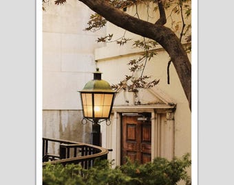 NYC Brownstone fotografitryck, New York City väggkonst (digital nedladdning)