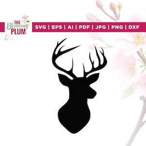 Buck Rack Hirschkopf SVG, Buck Rack SVG, Hirschkopf SVG, Cricut, Sublimation, SVG, digitaler Download