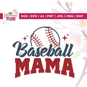 Baseball Mama Svg, baseball Mom Svg, baseball Season Svg, Baseball Game Day Svg, Cricut, Sublimation, Baseball Shirt Vintage design Svg, PNG