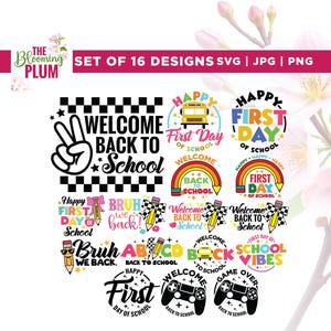 Happy First Day Of School Svg, School Life Svg,Cricut, sublimation, School Svg, Back To School Svg, Teacher Svg, School Quote, Silhouette