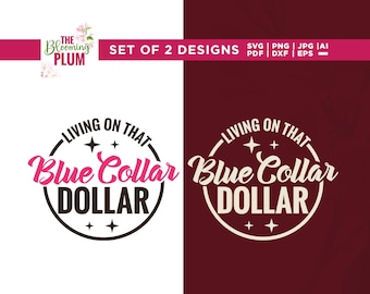 Diseño SVG divertido y patriótico estilo western con temática de dólar para trabajadores (descarga digital)