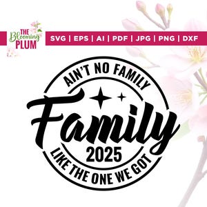 Ain't no Familie like the one i got 2025 Ain't No Family svg, Neujahr svg, Love svg, Paar svg, Urlaubsreise svg, Mom Dad svg, Cricut, Png