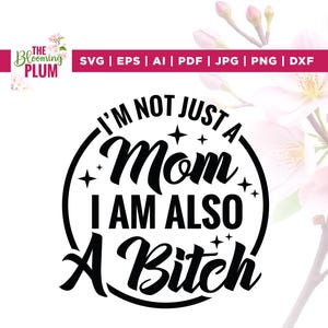 Ich bin nicht nur eine Mutter, ich bin eine Hündin, Muttertag, Cricut, Sublimation, Motivation, Sarkasmus, Sarkasmus, Erwachsene Humor