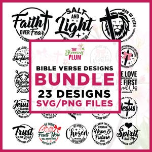 Bible Verse Svg Bundle, Religious Svg, Cricut, Sublimation, Religious Quote Svg Bundle, Waymaker Svg Bundle, Scripture Svg Bundle, Christian