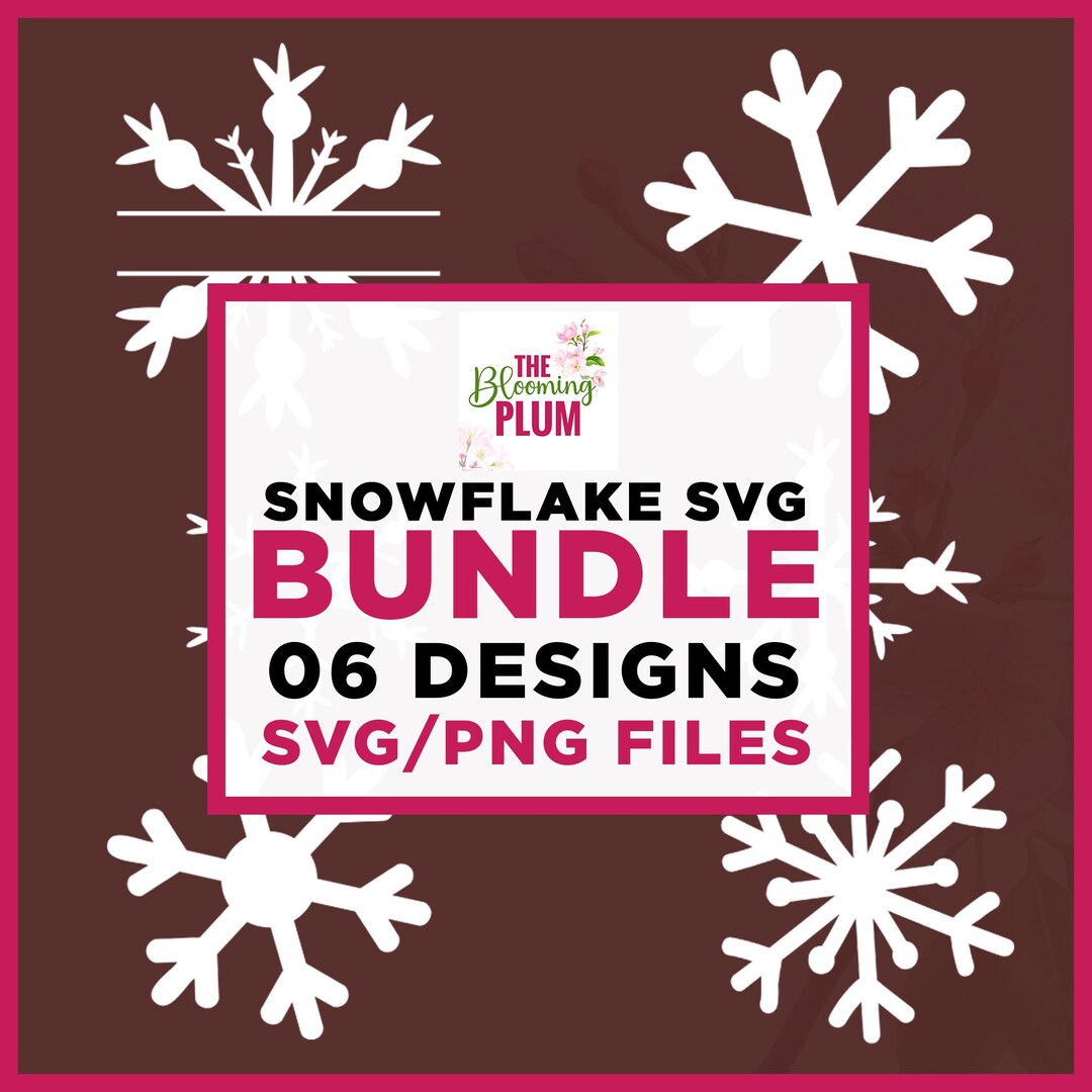 Snowflake SVG Bundle, Winter Cut Files (digital Download) - Etsy