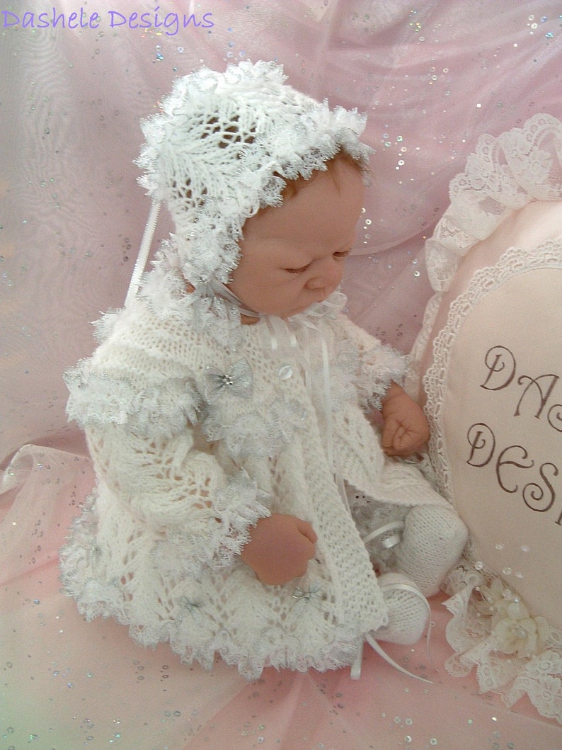 Knitting pattern for 18 22 inch reborn dolls or small baby image 1