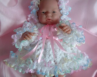 Knitting pattern for 10 inch dolls, Emmy, Berenguer