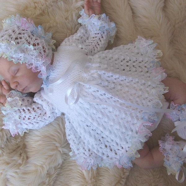 Knitting pattern for reborn dolls 16 - 20 inch