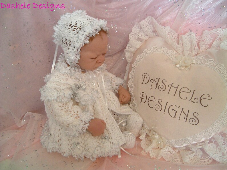 Knitting pattern for 18 22 inch reborn dolls or small baby image 4
