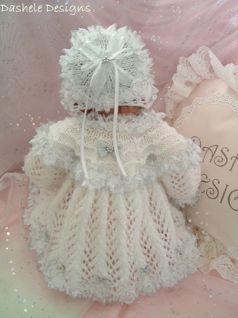 Knitting pattern for 18 22 inch reborn dolls or small baby image 2