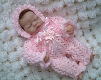 Knitting pattern for romper suit for 10 inch Emmy, Berenguers